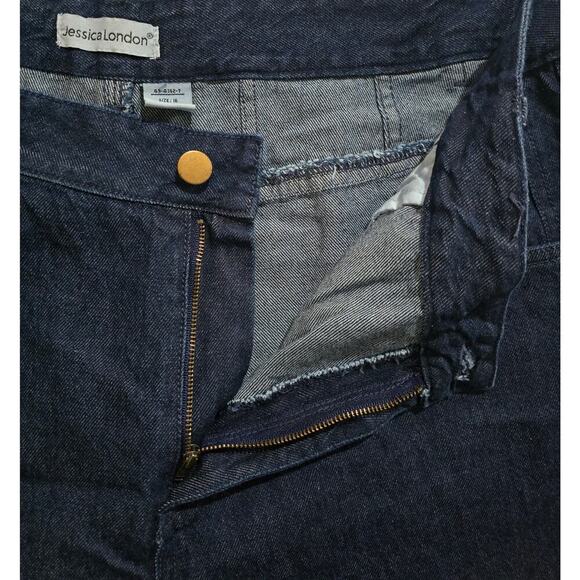 Jessica London women's Plus Size blue wash high rise jeans - size 16 - Picture 5 of 8